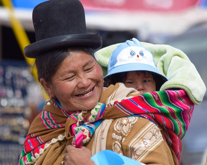 Ecuadorian mother and child